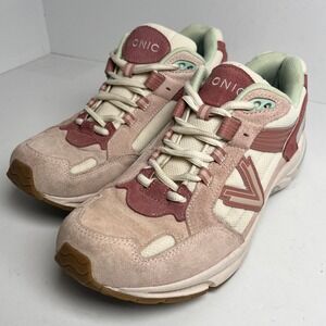 Vionic Walk 2.0 Women's 11 Sneakers Pink Suede Retro Dad Style